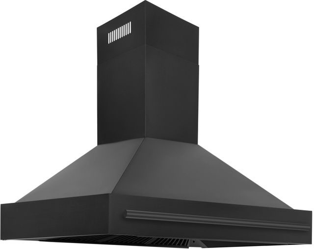 ZLINE 48" Black Stainless Steel Wall Mounted Range Hood-1