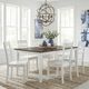 Liberty Furniture Landale 7-Piece Chestnut/White Dining Table Set-1