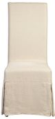 Furniture Classics Parsons Beige Slip Covered Dining Chair-1