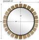 Uttermost® Toluca Brass Round Mirror-2