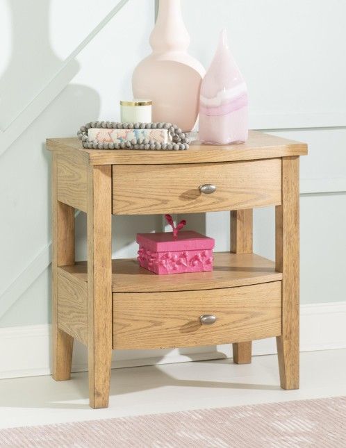 Legacy Classic Today's Traditions Natural Hickory 2-Drawer Nightstand-1