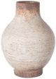 A & B Home Brown/White Round Footed Ceramic Vase-0