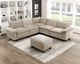 Homelegance® Dublin Taupe Ottoman-1