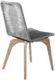 Armen Living Island Outdoor Grey Dining Chair-3