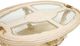 Michael Amini® Platine De Royale Champagne Oval Cocktail Table-0