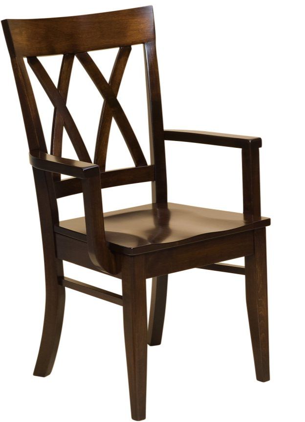 Archbold Furniture Customizable Amish Essentials Emmett Arm Chair-0