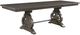 Elements International Stone Smokey Walnut Counter Dining Table-0