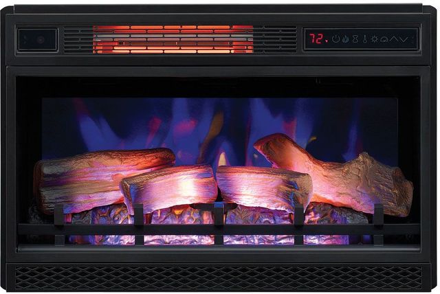 ClassicFlame® Black Infrared Quartz Fireplace Insert-4