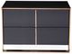VIG Furniture Nova Domus Cartier Black/Rosegold Nightstand-1
