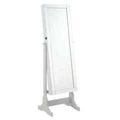 Coaster® Yvonne Dove Grey Storage Jewelry Cheval Mirror
