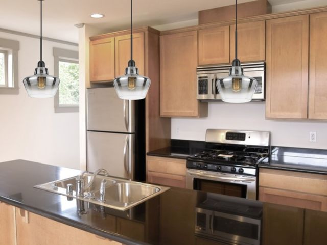 Cal® Lighting & Accessories Brockton Matte Black Mini Pendant-3