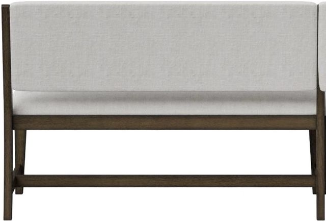 Bernards Dorval Brown/Gray Bench with Back-1