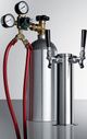 Summit® Stainless Steel Commercial Dual Kombucha Dispensing Tap Kit-0