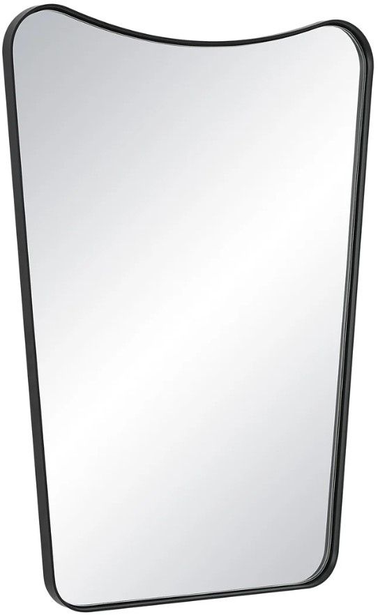 Renwil® Kateri Matte Black Accent Mirror-2