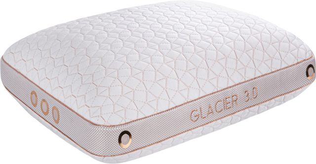 BEDGEAR® Glacier Performance® Shredded Latex/Polyester Fiber Blend 3.0 Medium Soft Standard Pillow-0