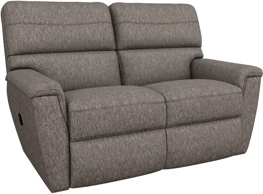 boy La-Z-Boy® Ava Onyx Manual Reclining Loveseat | Steeple