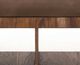 International Furniture Direct Balam Gray/Stained Brown Upholstered Bench-5