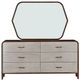 Michael Amini® Houston Walnut Dresser and Mirror-1