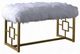ACME Furniture Bagley II Gold/White 38" Bench-0