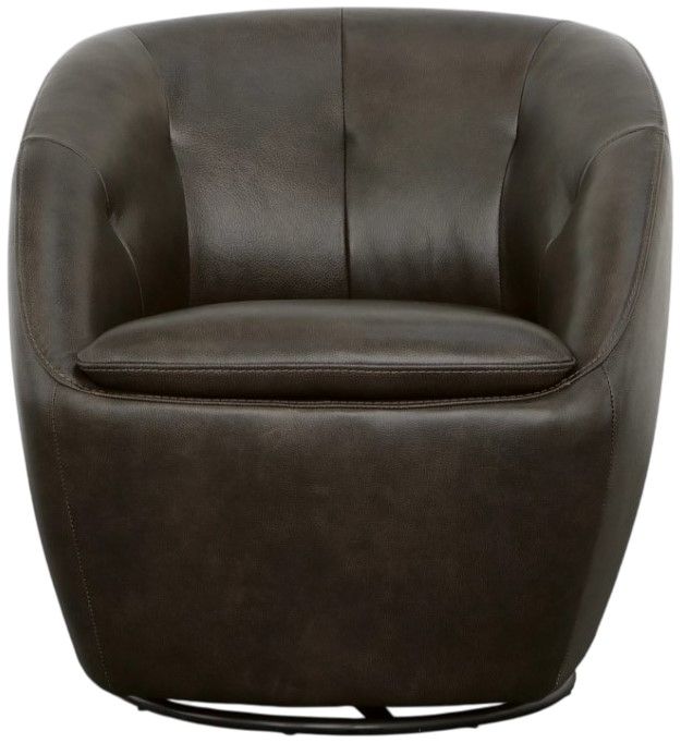 Flexsteel® Wade Carob Swivel Chair-2