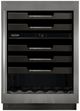 Marathon M4 Series 24” 5.3 Cu. Ft. Stainless Steel Under Counter Wine Cooler-1
