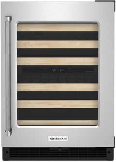 KitchenAid® 24" Stainless Steel Wine Cooler
