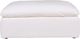 Moe's Home Collection Clay Cream White Ottoman-1