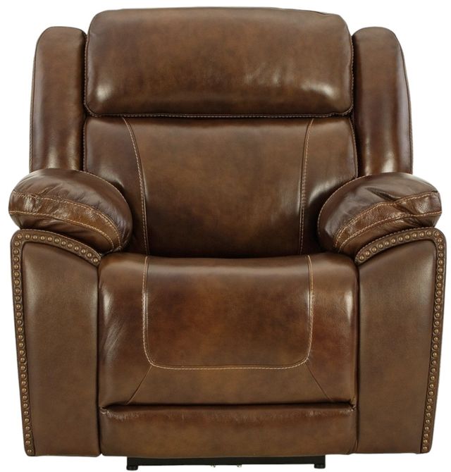Signature Design by Ashley® Trambley Walnut Power Recliner-2