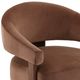 Dovetail Furniture Averie Brown/Hudson Chocolate Occasional Chair-4