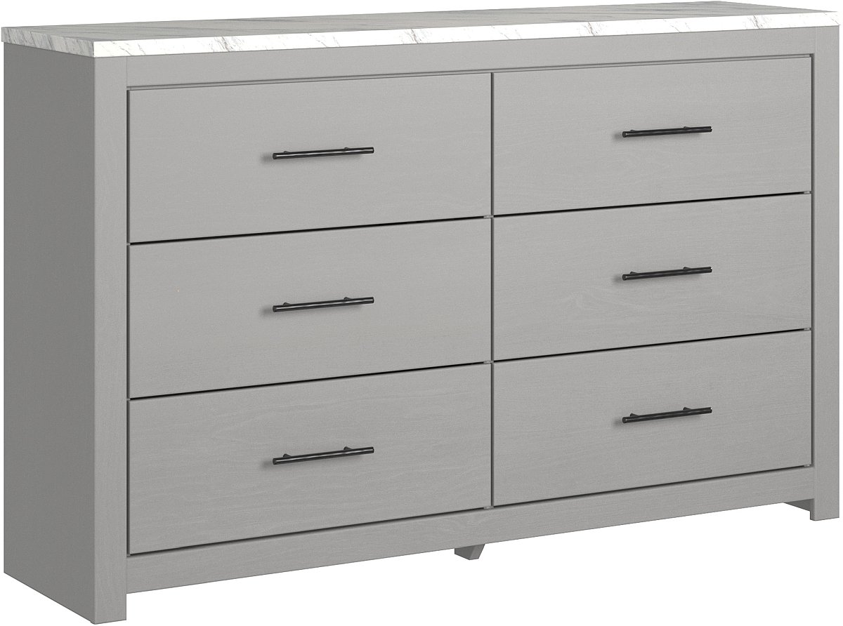 Drawer（ドゥロワー）の「Drawer 12Gインレイ編みリブクルー