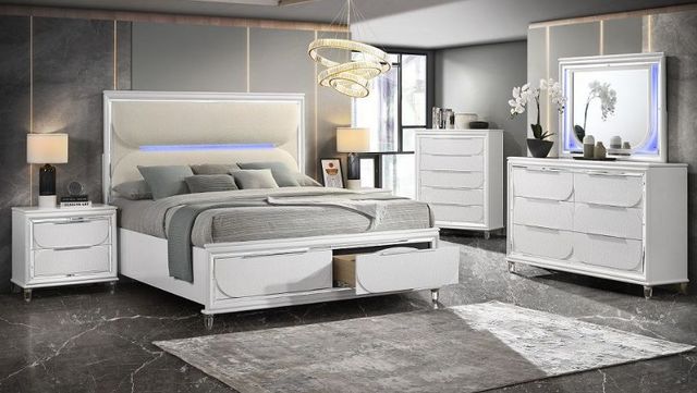 ACME Furniture Tarian Pearl White Mirror-1