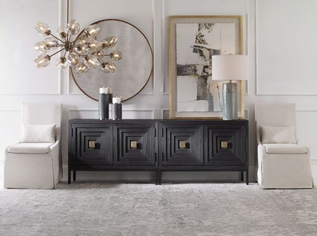 Uttermost® Coley Linen Armless Chair-1