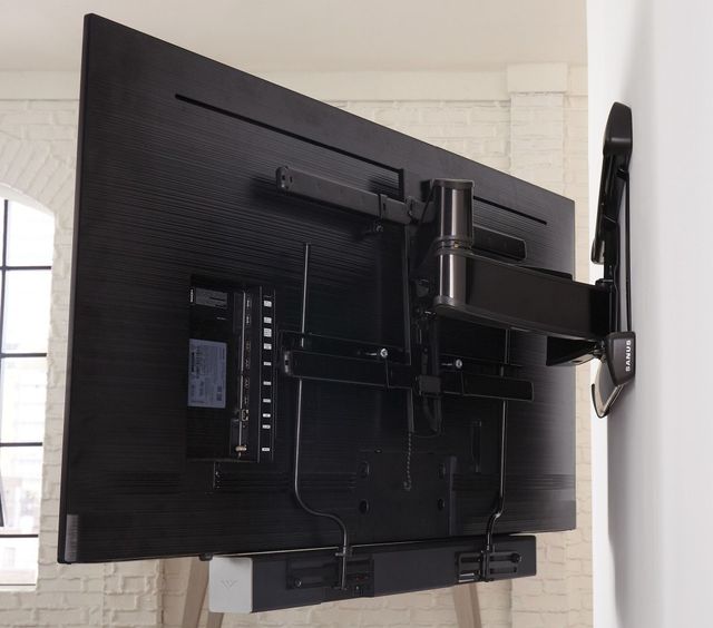Sanus® Black Universal Soundbar Mount-3