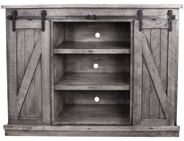 American Heartland Manufacturing Rustic Provincial 57" Tall TV Stand-1