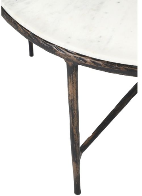 LR Home Bronze/White Coffee Table-3