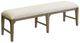 Martin Furniture Bluff Point Tawny Brown Dining Bench-0