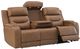 Signature Design by Ashley® Knightington Caramel Power Reclining Sofa with Audio Seating-0