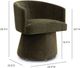 TOV Furniture Kristen Olive Green Rolling Desk Chair-2