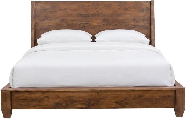 International Furniture Direct Sonora Brown Queen Panel Bed-2