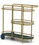 Sauder® Coral Cape® Satin Gold Bar Cart-1
