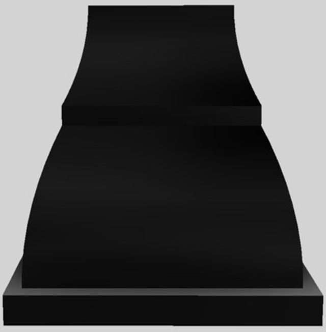 Vent-A-Hood® Designer Series 48" Black Island Range Hood-1