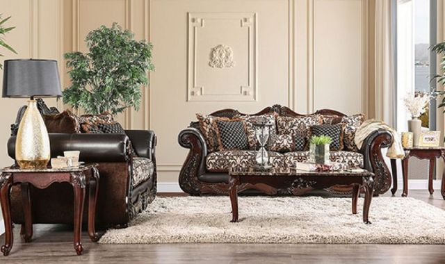 Furniture of America® Jamael Brown Loveseat-1