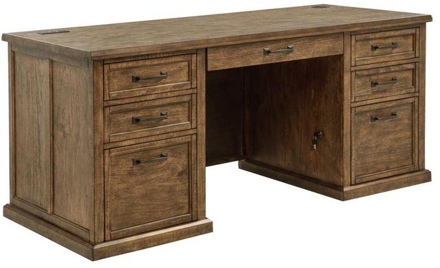 Coaster® Altidore Brown Executive Home Office Desk-0