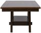 Liberty Furniture Lawson Espresso Rectangular Dining Table with Black Base-2