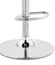 Armen Living Asher Black/Chrome Adjustable Bar Stool-4
