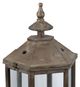 A & B Home Graca 2-Piece Clear/Black Polygon Temple Lantern Set-3
