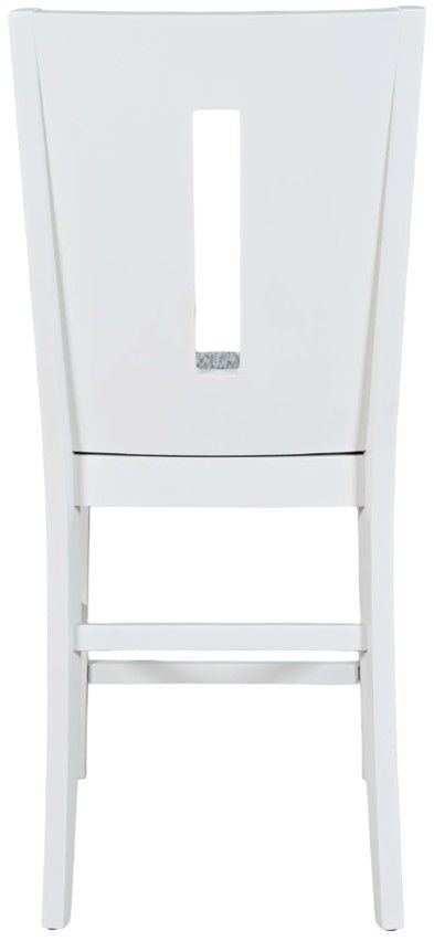 Jofran Inc. Urban Icon Gray/White Slotback Counter Stool-3