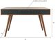 Olliix by Madison Park Pecan/Blue Rigby Writing Desk-3
