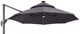 Furniture of America® Nuti Gray Aluminum/Fabric Outdoor Patio Umbrella-1