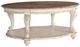 Signature Design by Ashley® Realyn 3-Piece White/Brown Living Room Table Set-1